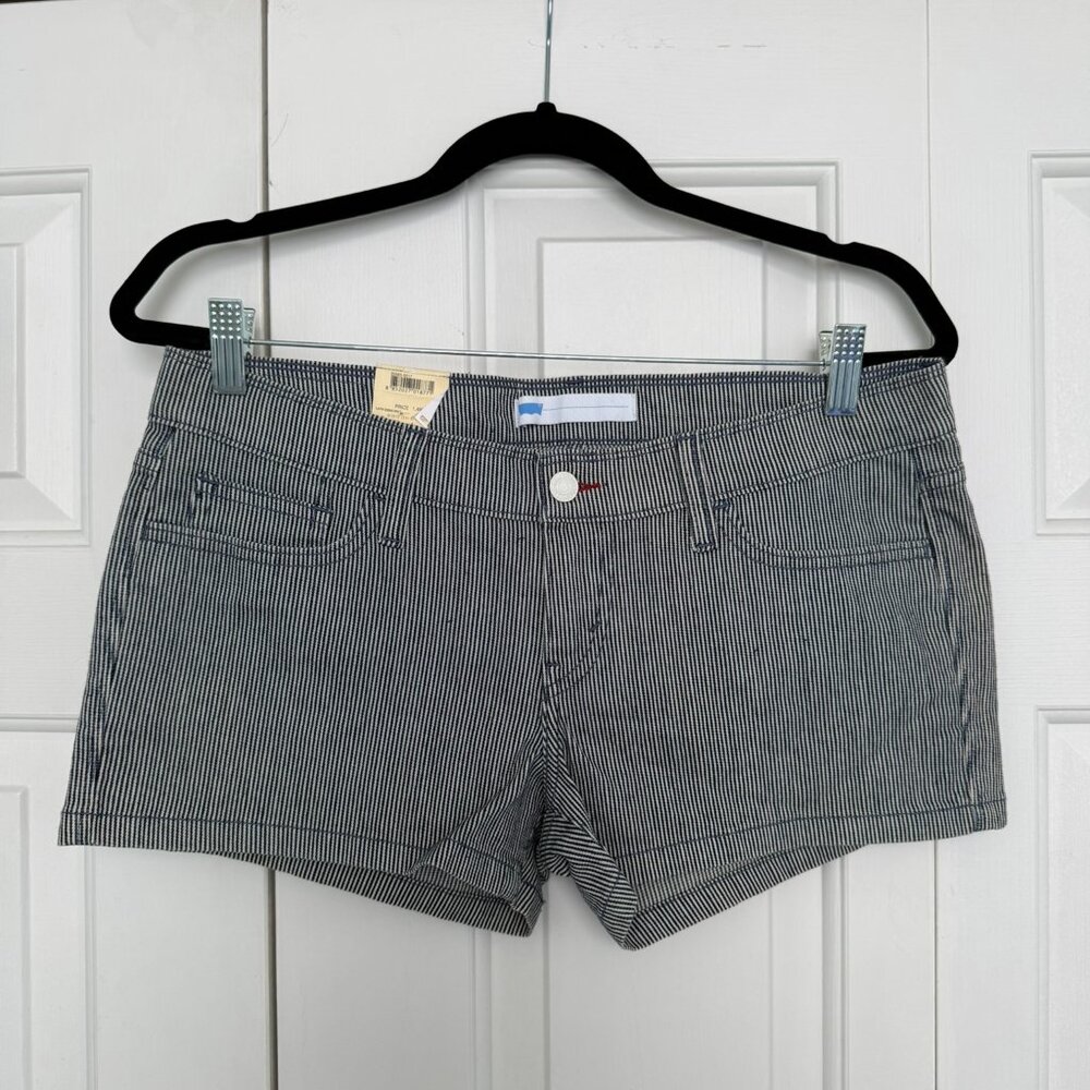 Levi’s Blue & White Pinstripe Shorts – W29 (2010 Vintage, New With Tags)